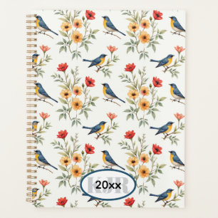 Bluebirds et Fleurs
