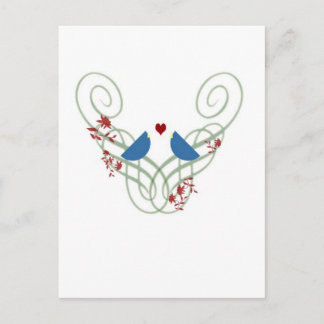 Bluebirds I Postcard