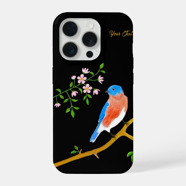 Bluebirds iPhone Case (Back)