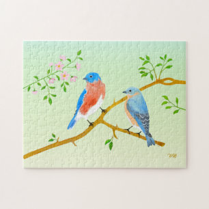 Bluebirds Jigsaw Puzzle
