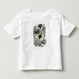 Bluebirds (w/c on paper) toddler t-shirt
