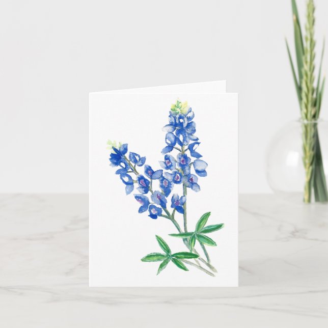 Bluebonnet 3 Blank Card (Front)