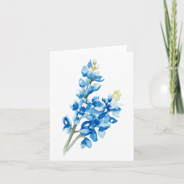 Bluebonnet 4 Blank Card (Front)