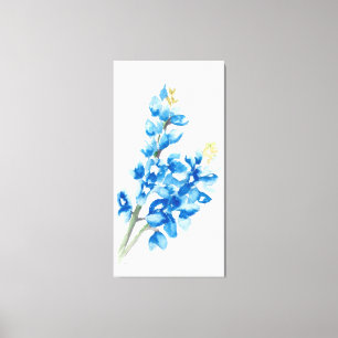 Bluebonnet 4 Stretched Canvas Print