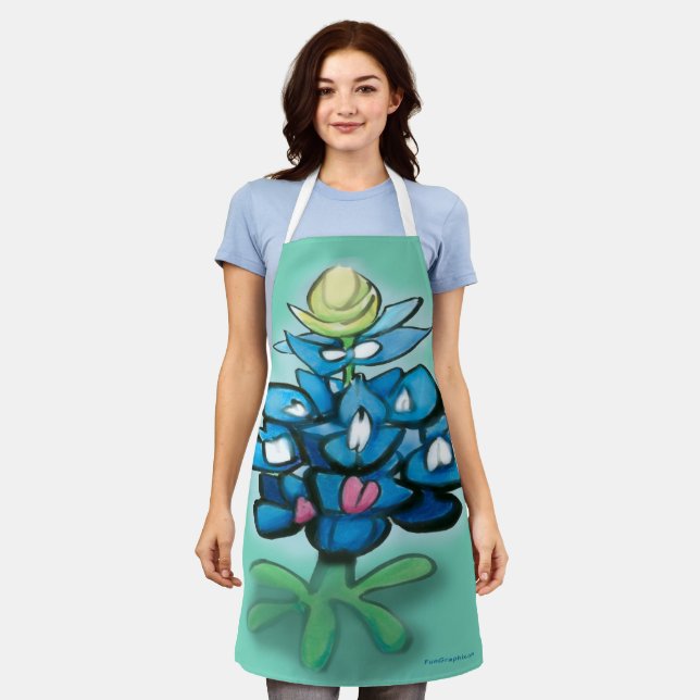 Bluebonnet Apron (Worn)