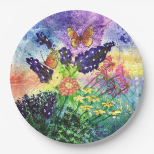 Bluebonnet Bouquet Paper Plate
