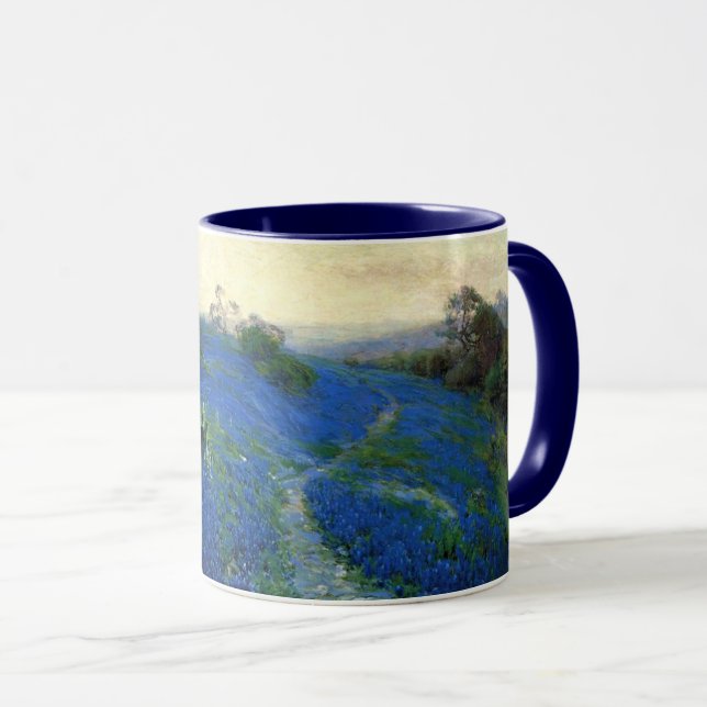 Bluebonnet Field by Julian Onderdonk Mug (Front Right)