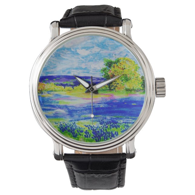 bluebonnet fields watch (Front)