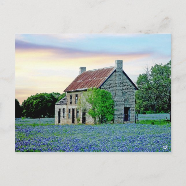 Bluebonnet House, Marble Falls, TX Postcard (Front)