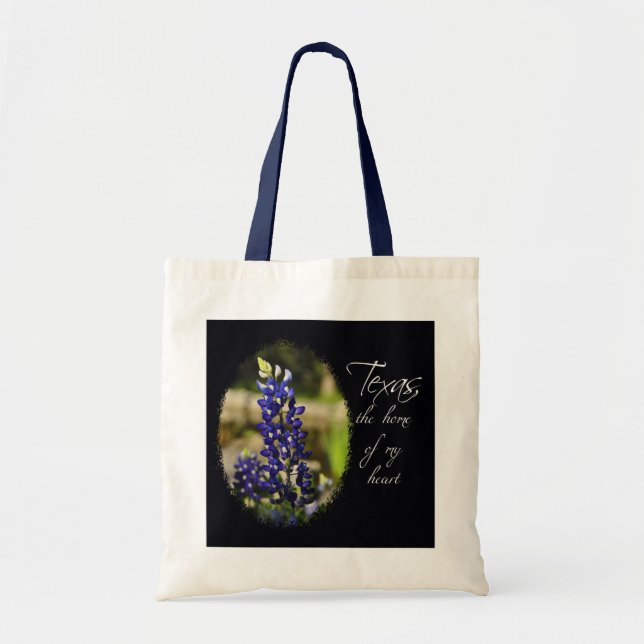 Bluebonnet le "Texas la maison sac fourre-tout de (Devant)