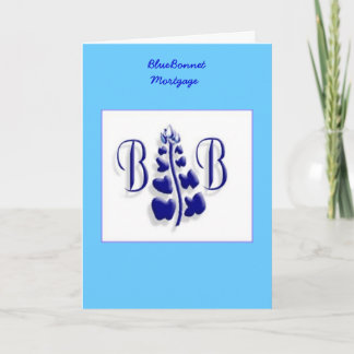 BlueBonnet Logo Card
