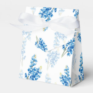 Bluebonnet on White Favor Box