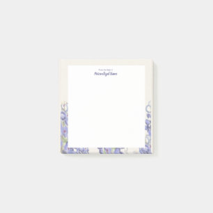 Bluebonnet post-it notes