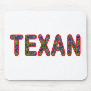 Bluebonnet Texan Mouse Pad