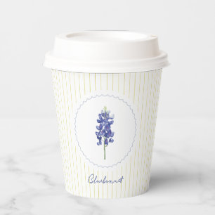 Bluebonnet, Texas Wild Flower Paper Cups
