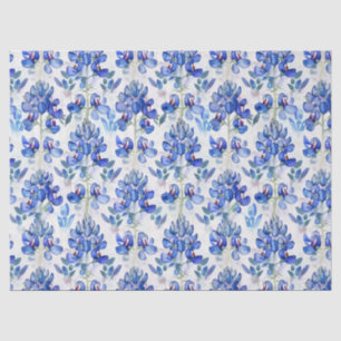 Bluebonnet Texas Wild Flower Pattern Tissue Paper