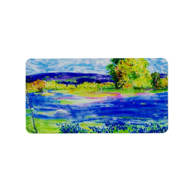 Bluebonnet  Wildflowers Label (Front)