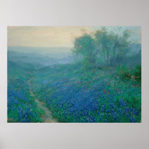Bluebonnets at Dawn, Onderdonk Poster