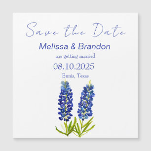 Bluebonnets Blue Floral Texas Rustic Wedding 