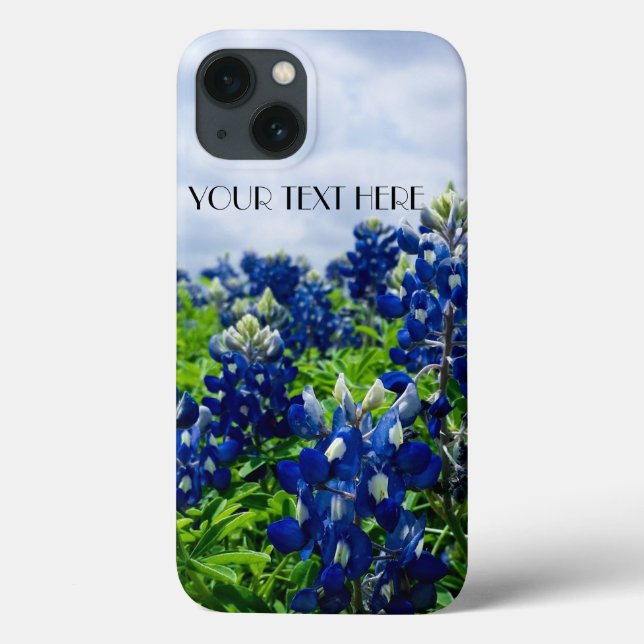 Bluebonnets Blue Flowers Texas Lupine Floral  Case-Mate iPhone Case (Back)