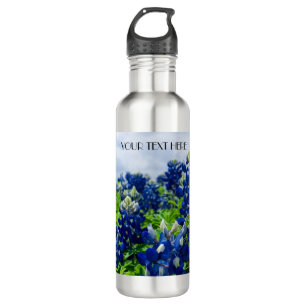 Bluebonnets Blue Flowers Texas texan Floral 710 Ml Water Bottle