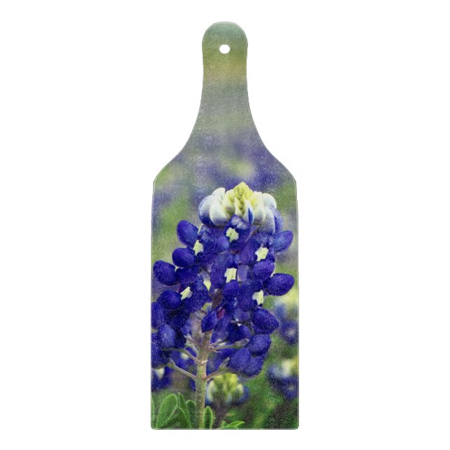 Bluebonnets Blue Flowers Texas Texan Floral Cutting Board (Front)
