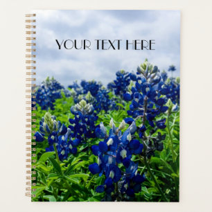 Bluebonnets Blue Flowers Texas texan Floral Planner