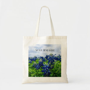 Bluebonnets Blue Flowers Texas texan Floral  Tote Bag