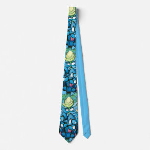 Bluebonnets Necktie