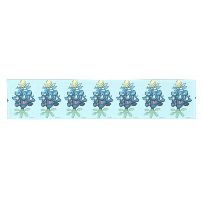 Bluebonnets Short Table Runner (Horizontal)