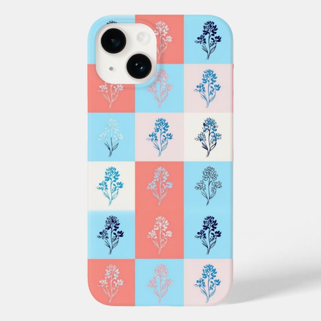 Bluebonnets Texas Flower Floral Texan Pattern Case-Mate iPhone Case (Back)