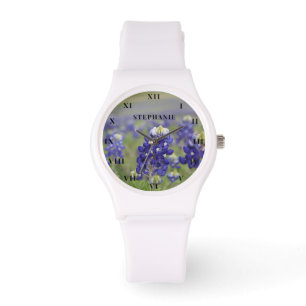 Bluebonnets Texas Flower Lupine Floral Watch