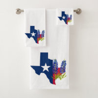 Bluebonnets Texas State Blue Flowers Aquarelle