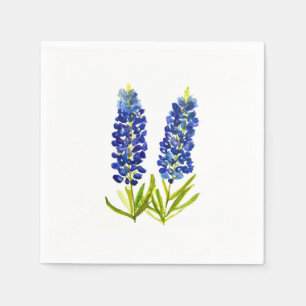 Bluebonnets Wildflower Texas State Flower Napkin