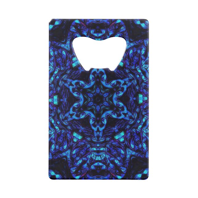 Blued Up Credit Card Bottle Opener (Back)