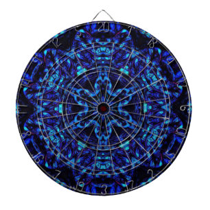 Blued Up Dartboard