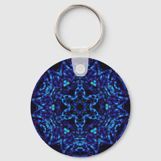 Blued Up Keychain (Front)