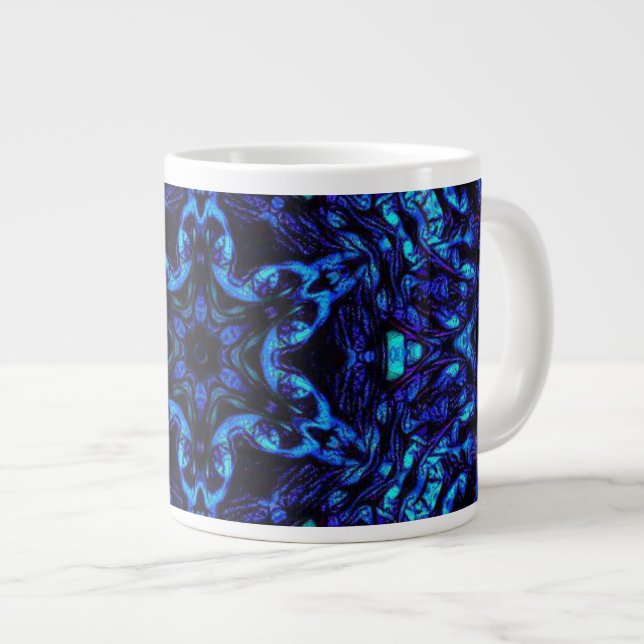 Blued Up Large Coffee Mug (Front Right)