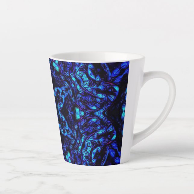 Blued Up Latte Mug (Right)