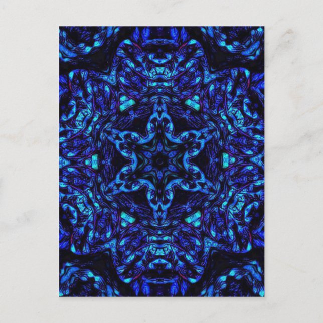 Blued Up Postcard (Front)