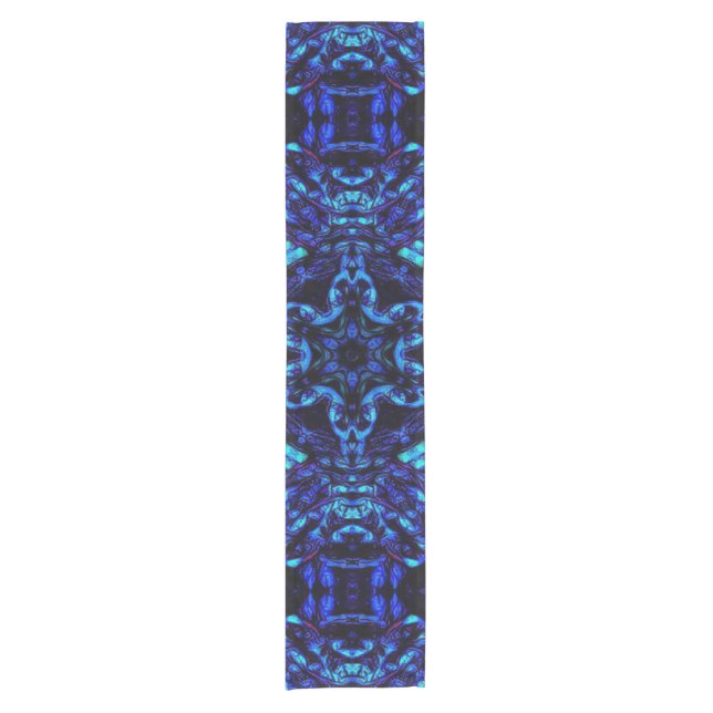 Blued Up Short Table Runner (Front)