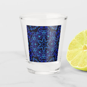 Blued Up Shot Glass