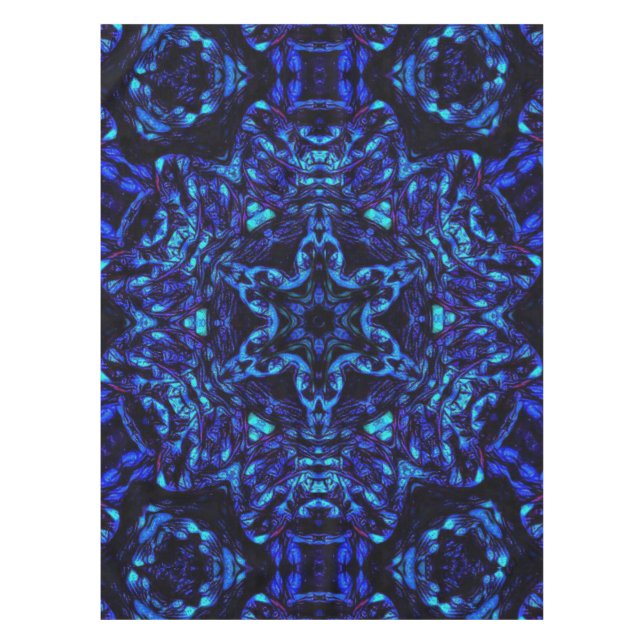 Blued Up Tablecloth (Front)