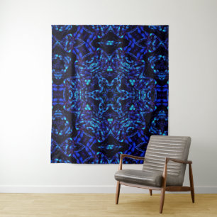 Blued Up Tapestry