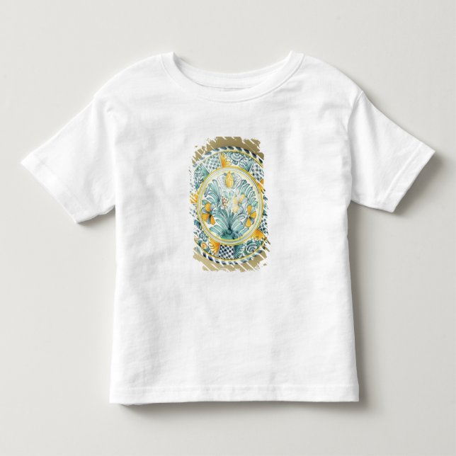 Bluedash' Delftware charger, Lambeth pottery Toddler T-shirt (Front)