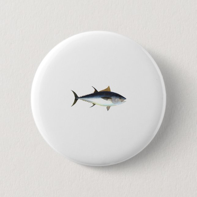 Bluefin Tuna 2 Inch Round Button (Front)