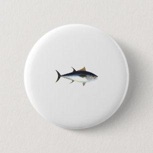 Bluefin Tuna 2 Inch Round Button