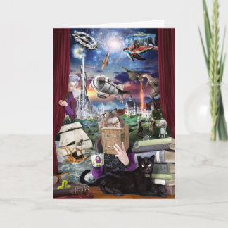 Bluegate I love Books Card