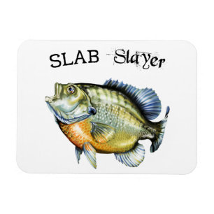 Bluegill Sunfish Slab Slayer Magnet
