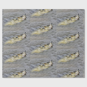 Bluegill Takes The Bait Fishing Wrapping Paper